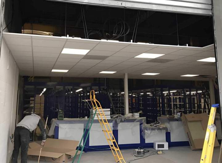 Création faux plafond suspendu Montgeron